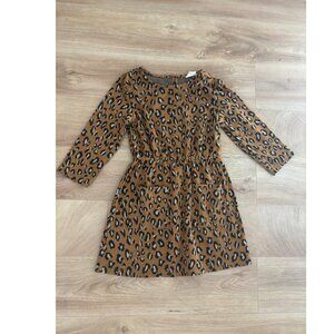 Hayden Girls knit cheetah print dress size M 7/8